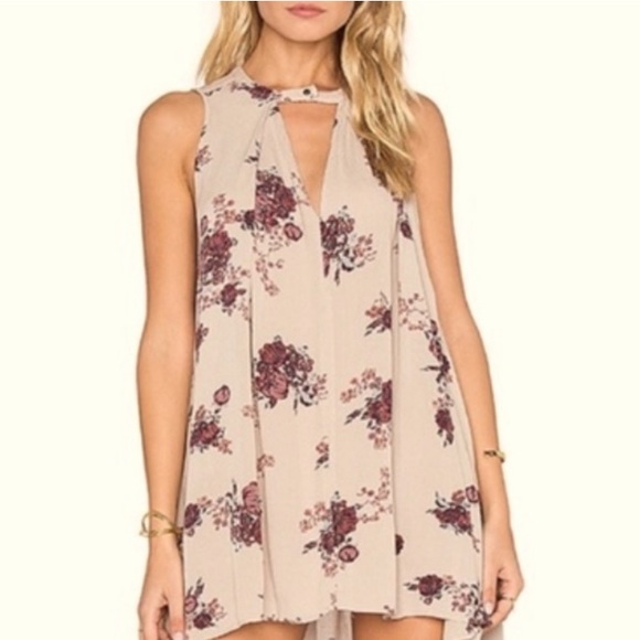 Free People Tree Swing Dress Washed Stone Combo - Picture 13 of 16